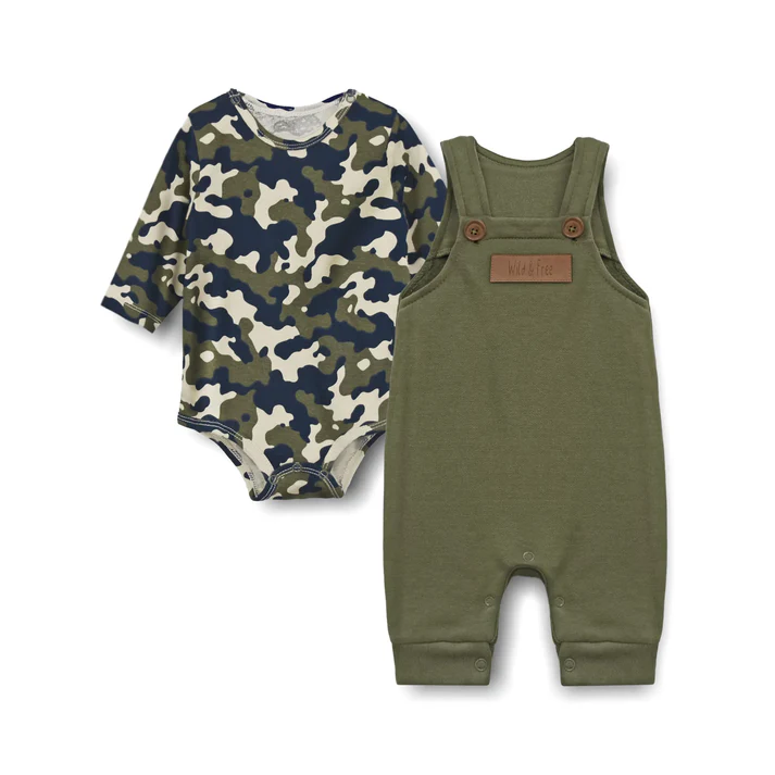 ForestSnuggle Fleece Romper Set